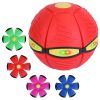 4 Pack Flying Saucer Ball Electric Colorful Flying Toy UFO Ball with LED Lights for Pet Children Outdoor Toy