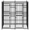 Outdoor Dog Kennel Steel 39.7 ftï¿½ï¿½