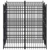 Outdoor Dog Kennel Steel 39.7 ftï¿½ï¿½