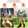 Electric Dog Training Collar IP67 Waterproof Rechargeable Dog Bark Collar with 3 Training Modes Dog Bark Control