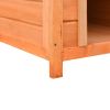 Dog House Solid Pine & Fir Wood 28.3"x33.5"x32.3"