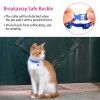 Cat Collar Adjustable Kitten Collar Breakaway Safety Buckle Pet Collar