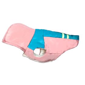 Thickened Cotton Hooded Dog Clothes Warm (Option: Pink-M Code)